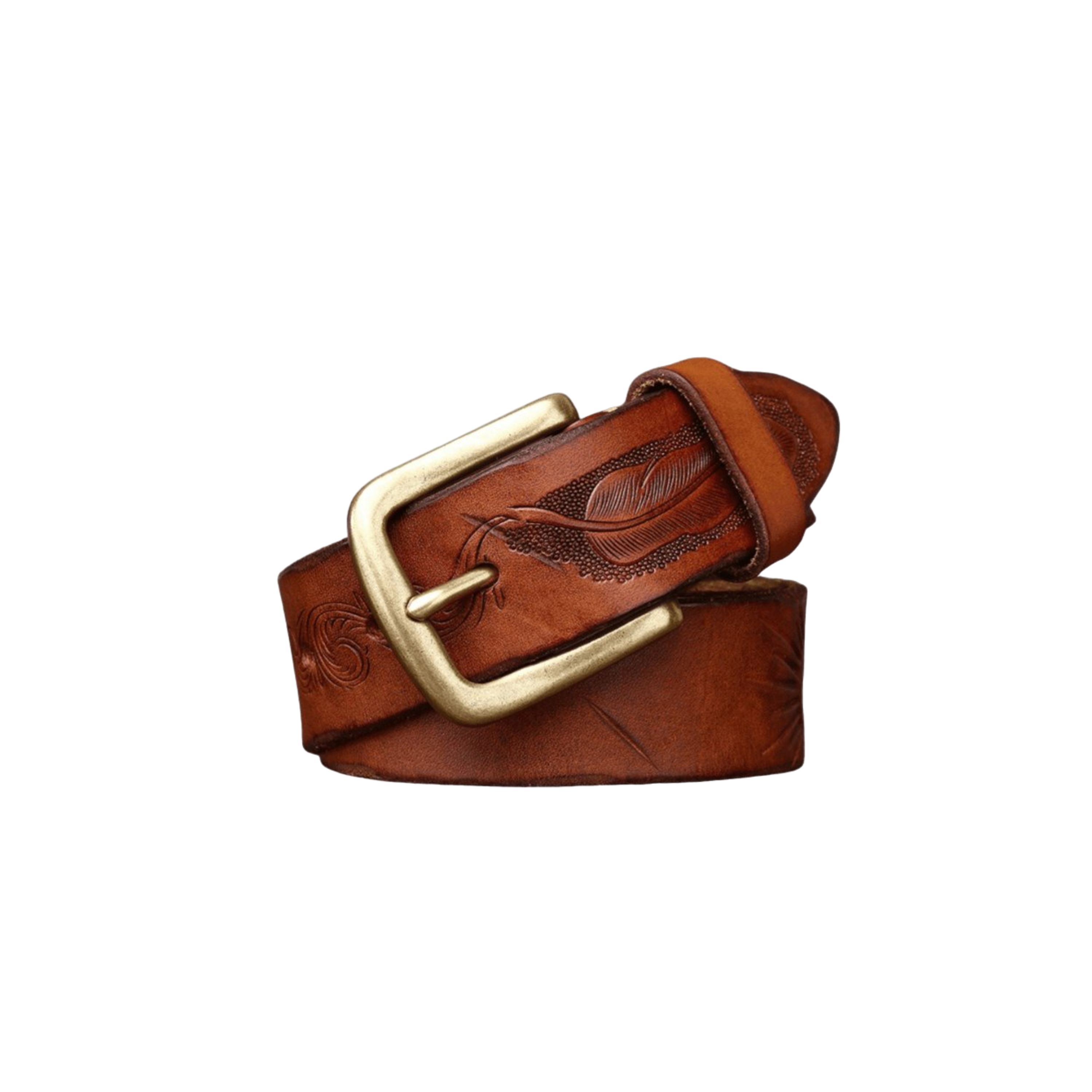 Designer Vintage Leather Belt For Women, Deepak Model - Leather Purse Backpack