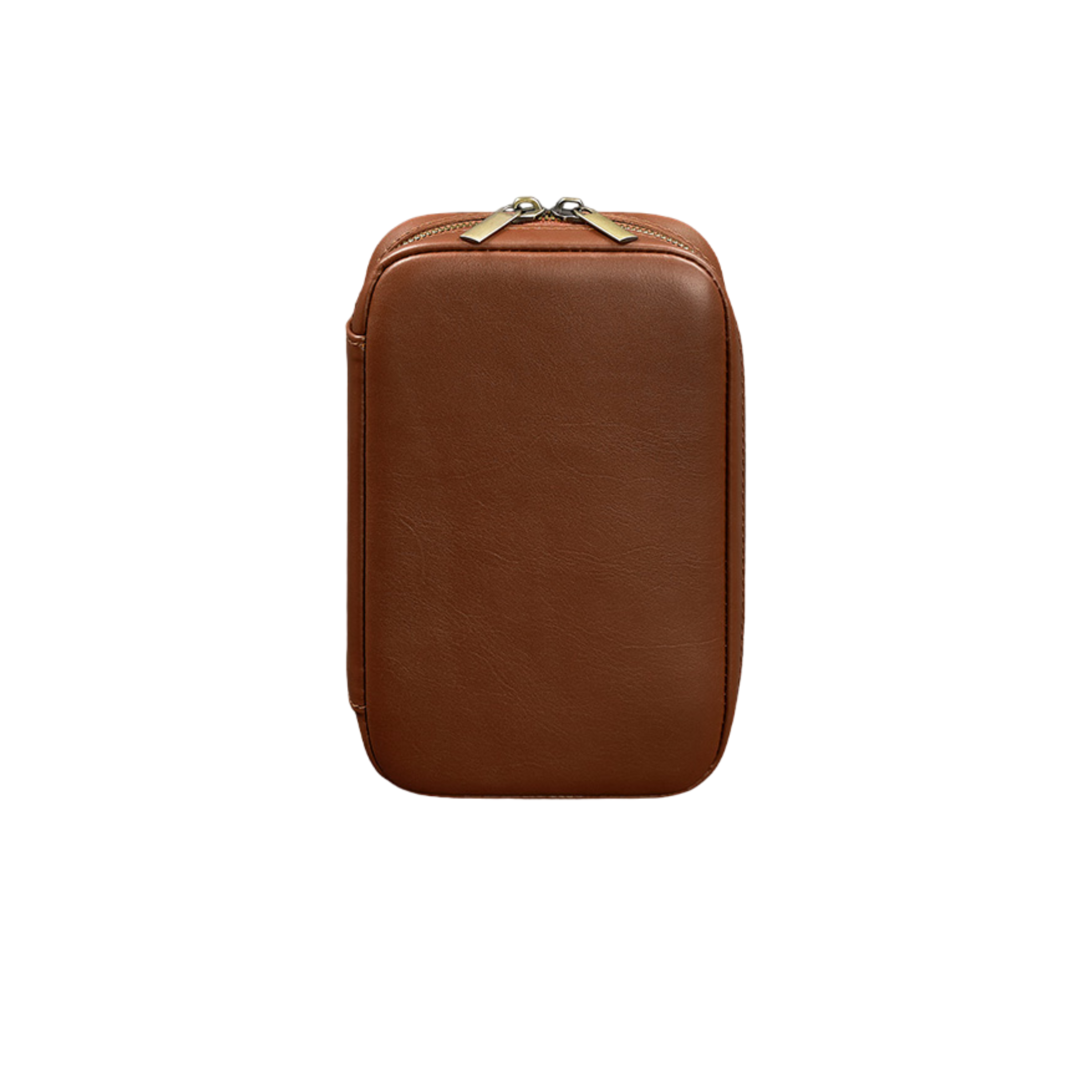 Personalized Leather Travel Organizer, Cosmetic Bag - Leather Purse Backpack