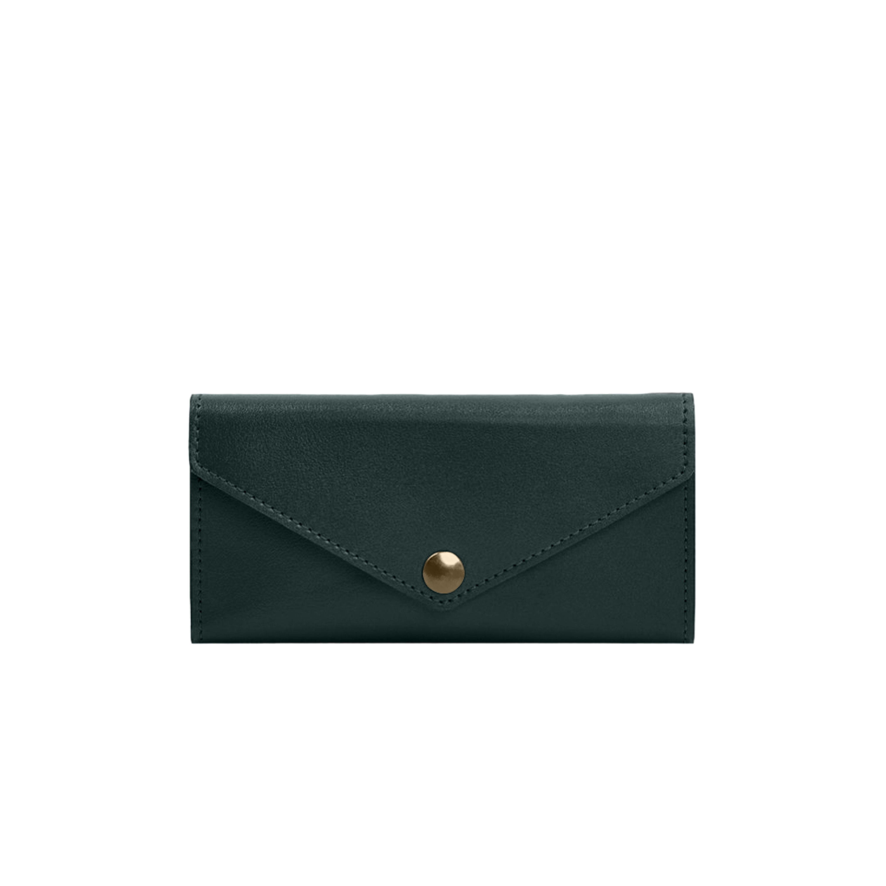 Best Elegant Leather Clutch Wallet With A Button - Leather Purse Backpack
