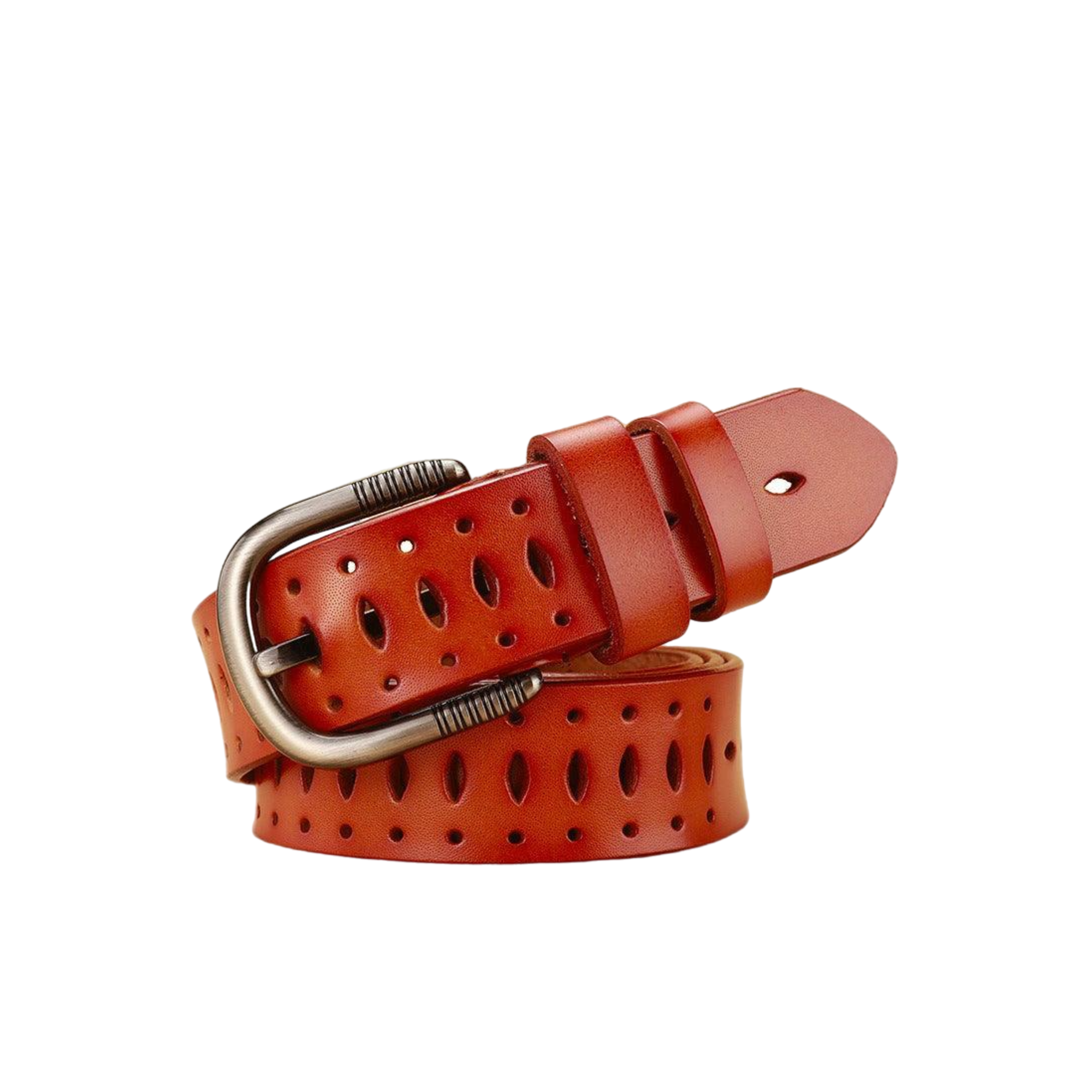 Custom Elegant Leather Belt For Women, Atilia Model - Leather Purse Backpack