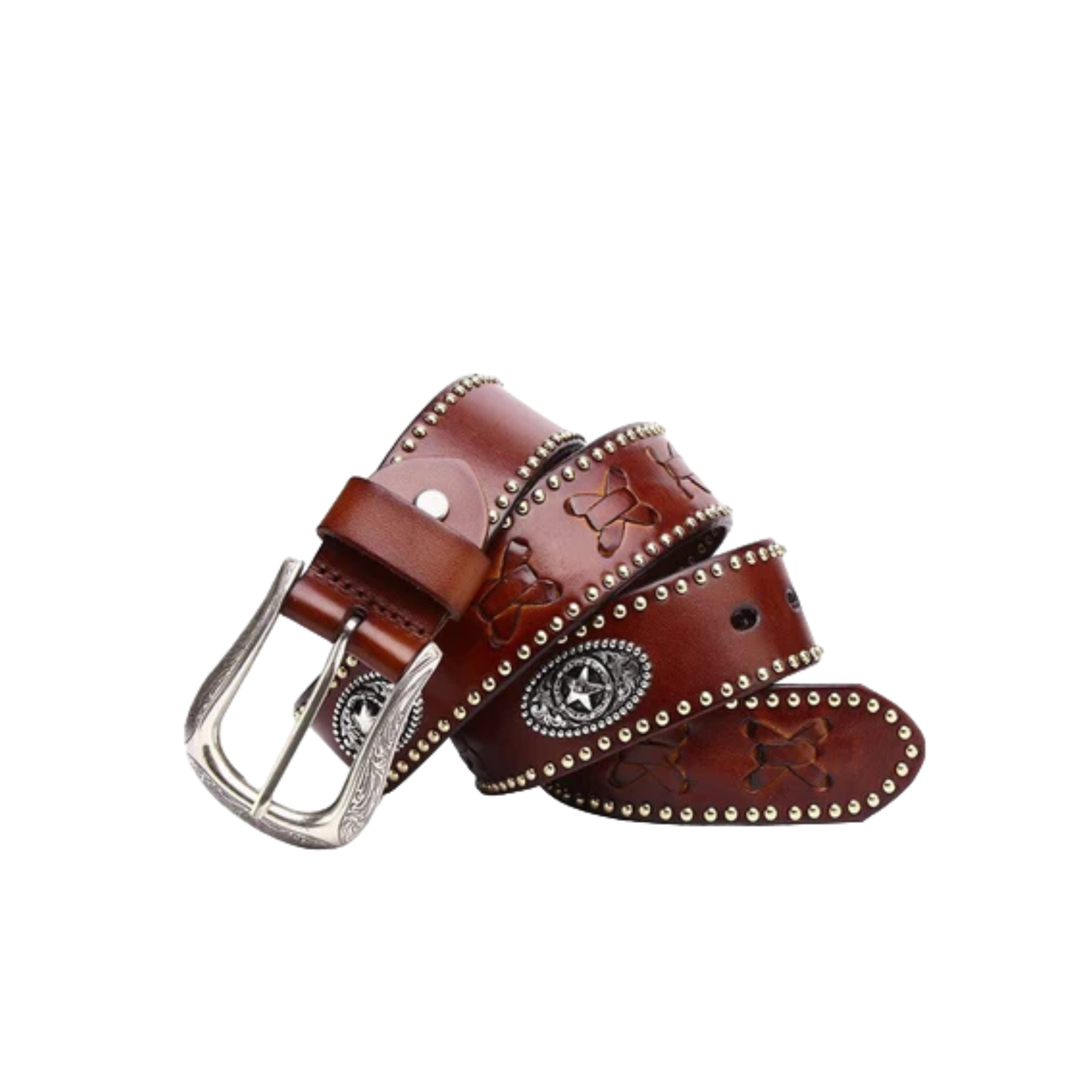 Western Leather Belt For Women, Chumani Model - Leather Purse Backpack