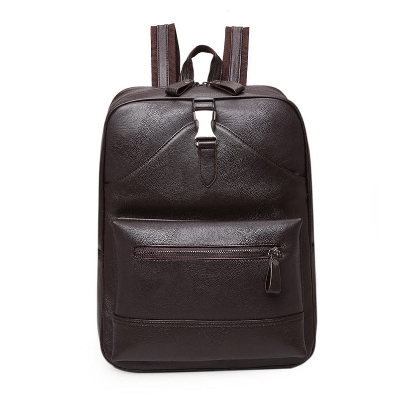 Men's and women's fashionable modern design leather backpack