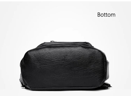 Women’s Vintage Leather Backpack, High Quality Travel School Bag