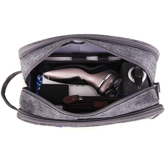 Waterproof toiletry organizer designed for the gym