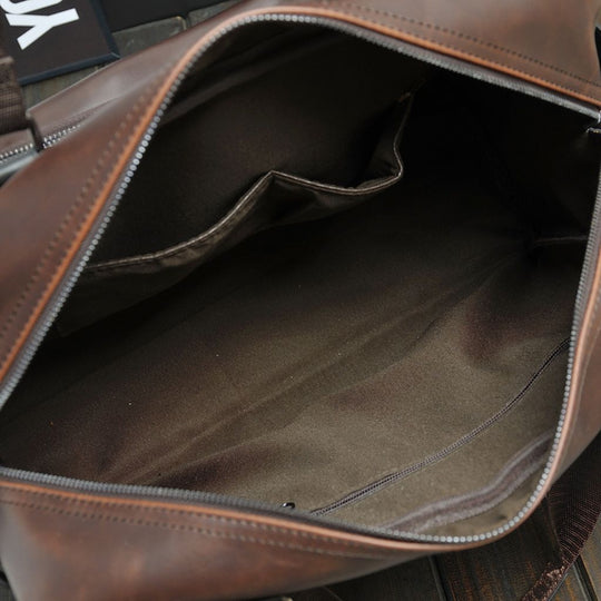 Fashion-forward stylish brown vegan laptop bag