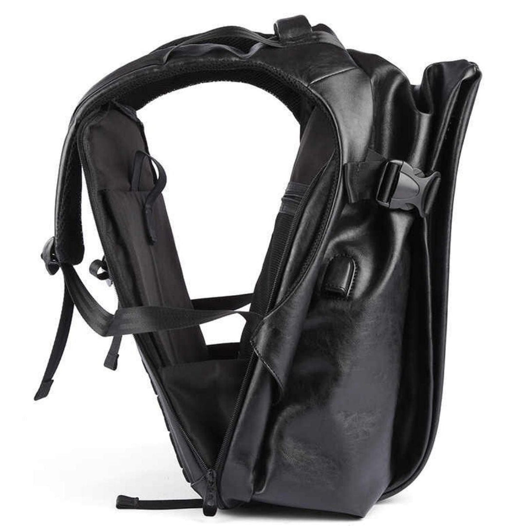 Fashionable and premium leather backpack with exclusive features