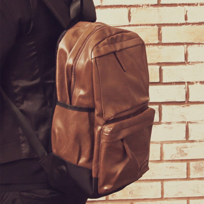 Exclusive unisex leather backpack in a stylish and upscale design