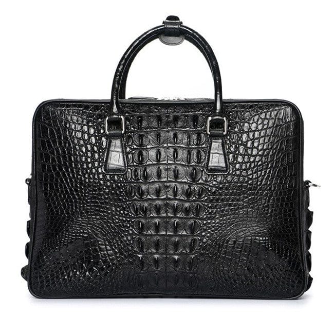 Handmade Genuine Leather Men's Business Briefcase / 14" Laptop Bag - Leather Purse Backpack