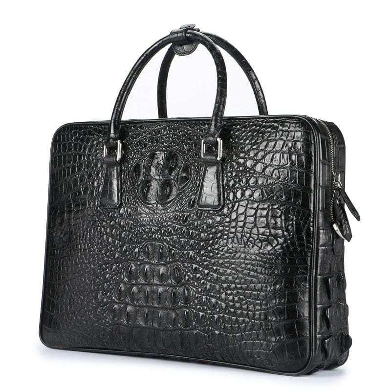 Handmade Genuine Leather Men's Business Briefcase / 14" Laptop Bag - Leather Purse Backpack