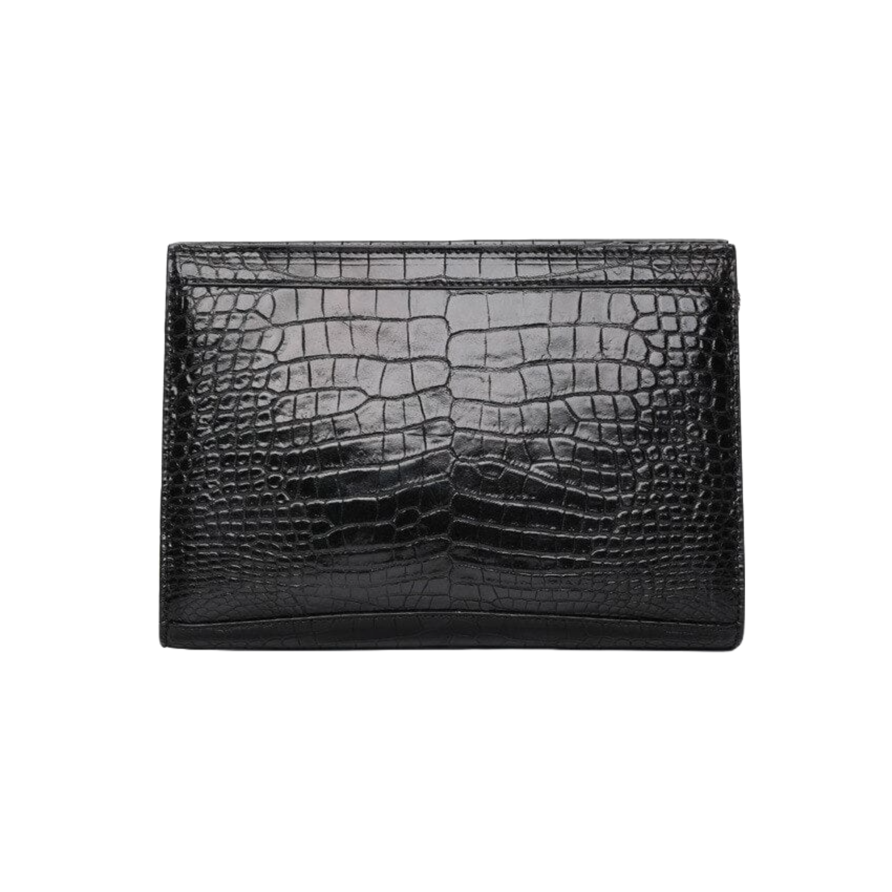 Men's Genuine Crocodile Leather Pouch – Classic Design - Leather Purse Backpack