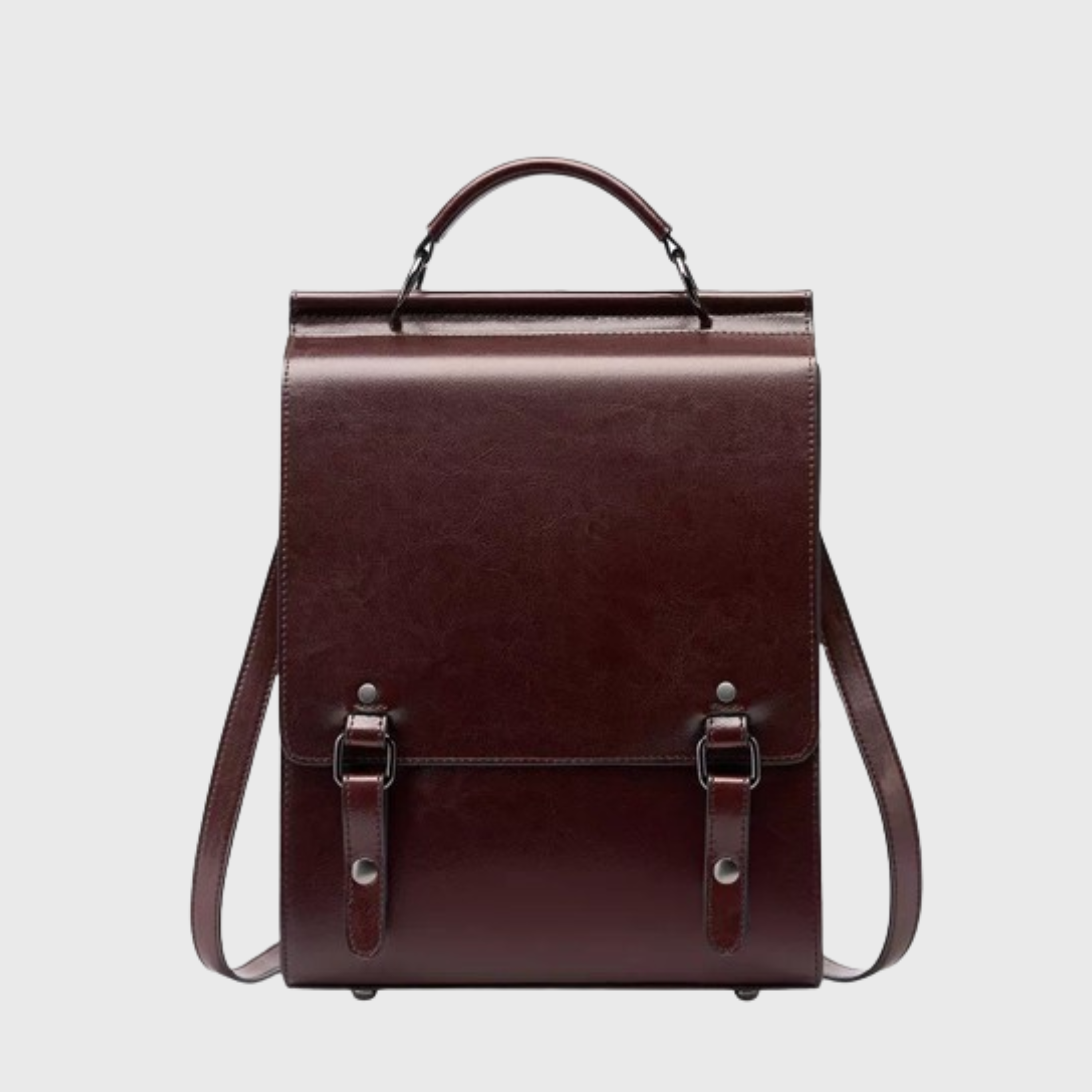 Chic leather backpack purse for women