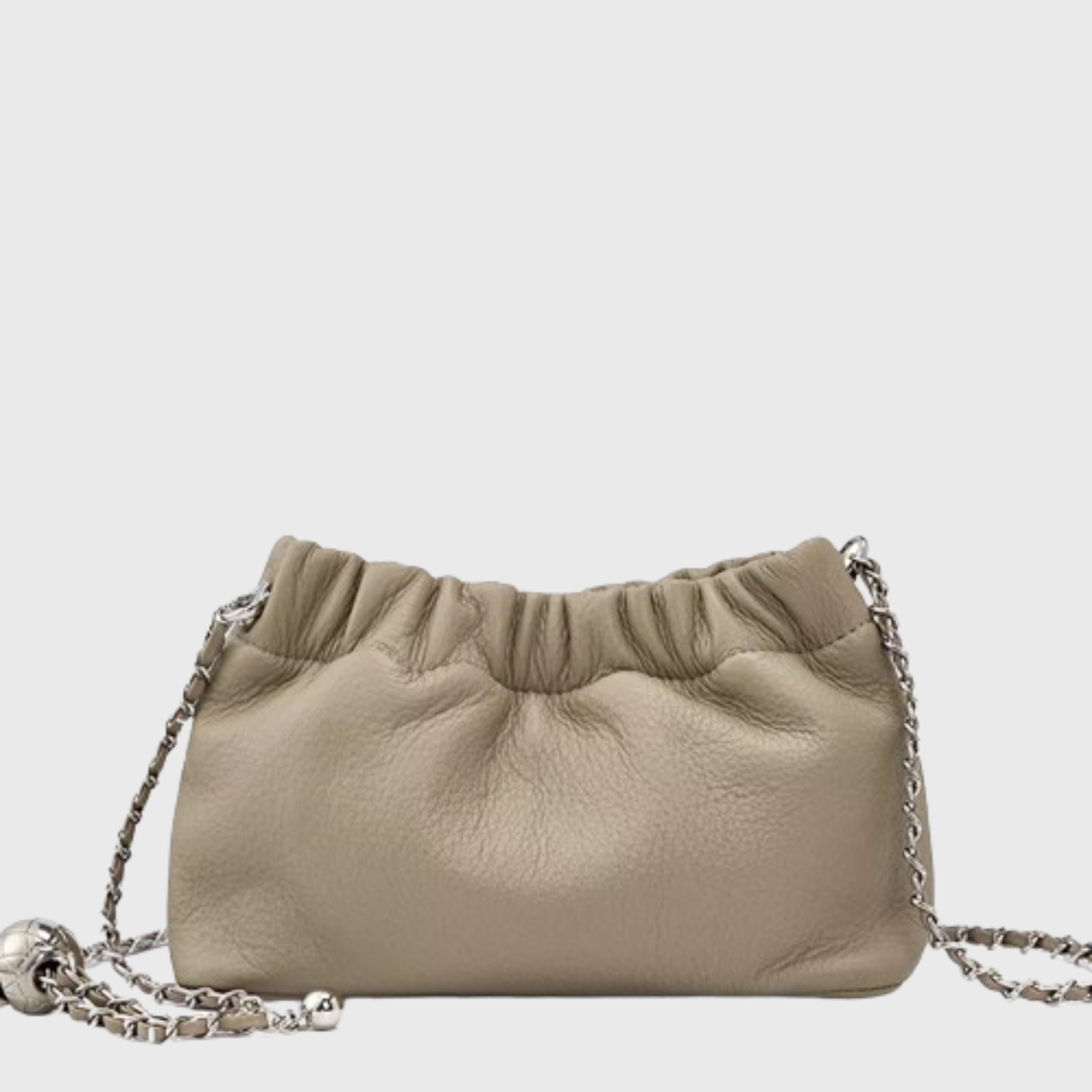Designer leather crossbody bag