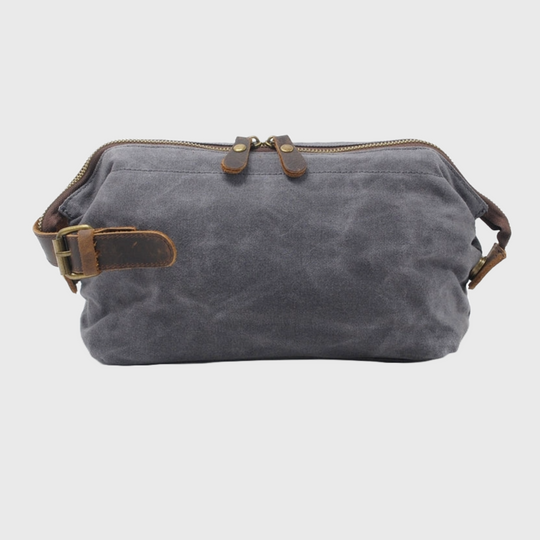 Canvas Toiletry Bag Camping Forest
