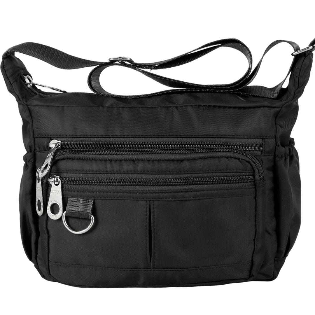 Men’s Leather Crossbody Chest Bag, Small Shoulder Daypack