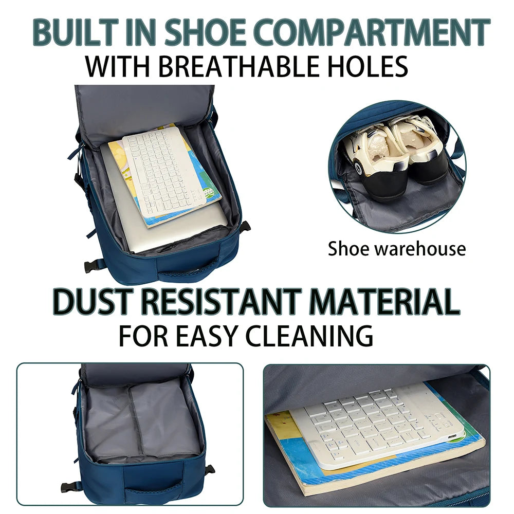 Large Capacity Travel Backpack for Men & Women, Business Trip Bag