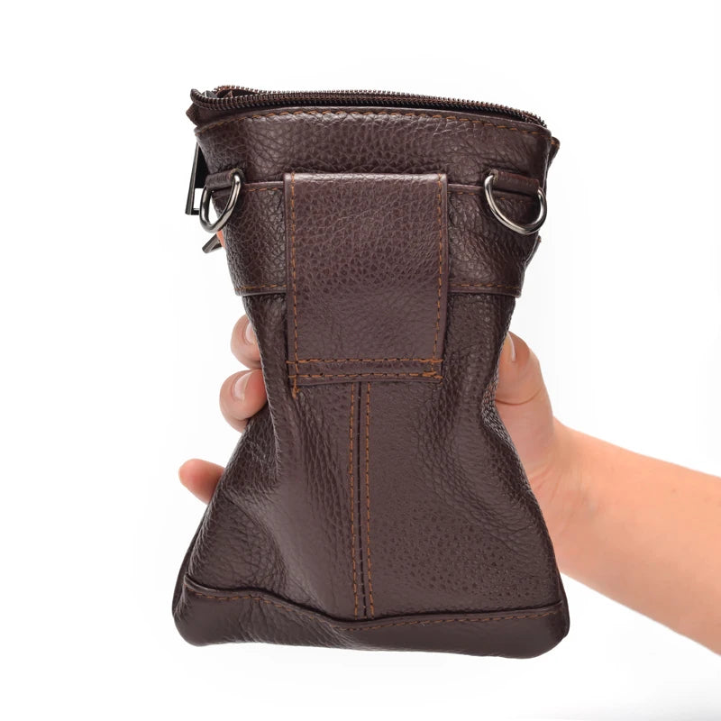 Men’s Genuine Leather Crossbody Bag, Business Messenger