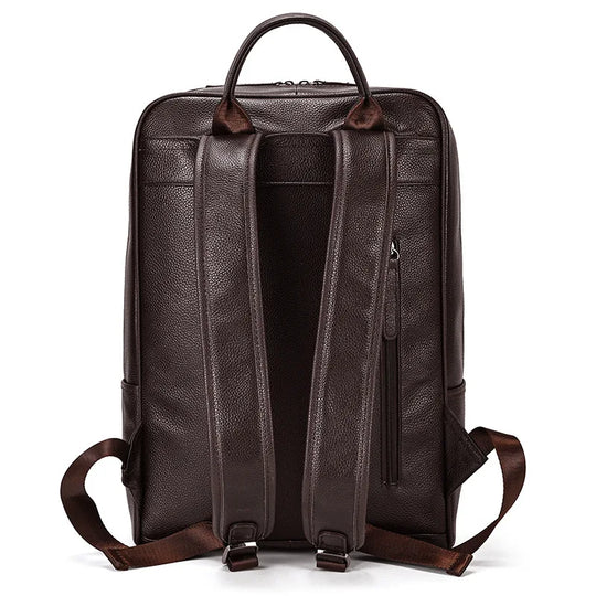 Men’s Leather Backpack, Large Laptop Travel Designer Daypack