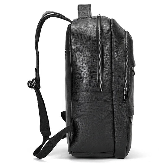 Men’s Leather Backpack, Large Laptop Travel Designer Daypack