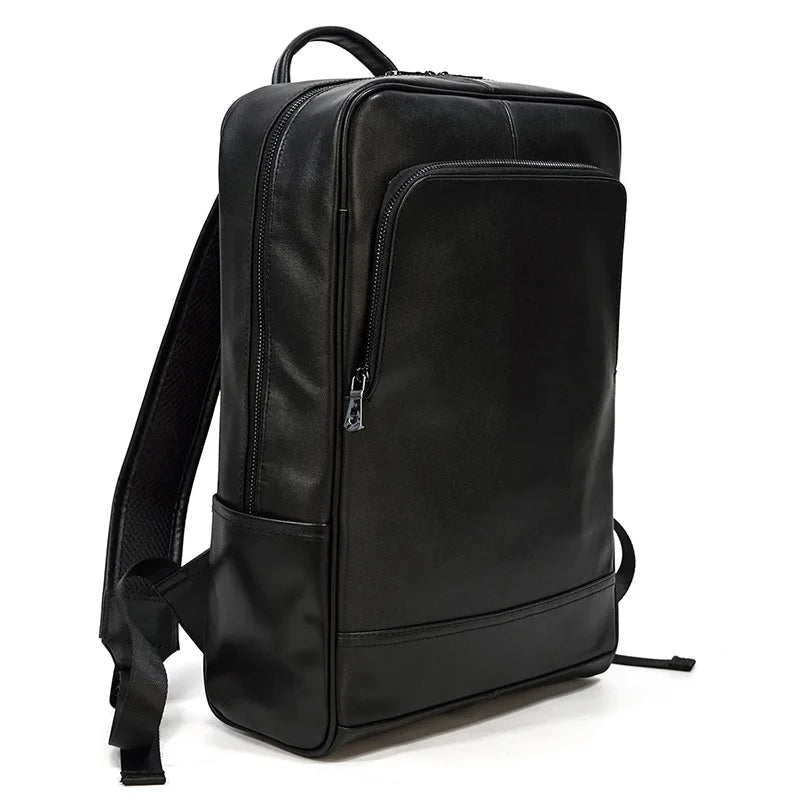 Men’s Leather Backpack, Large Laptop Travel Designer Daypack