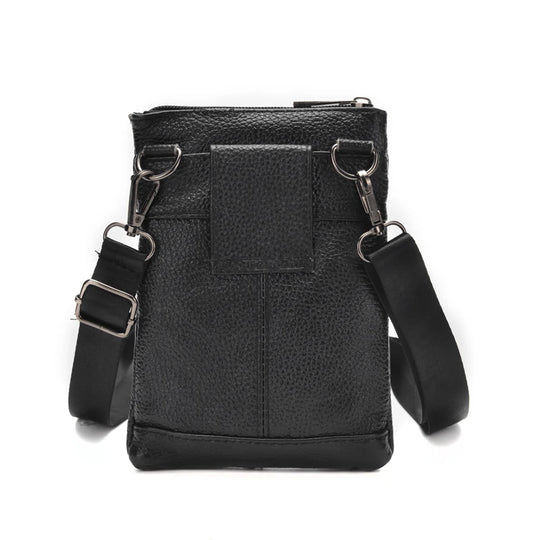 Men’s Genuine Leather Crossbody Bag, Business Messenger