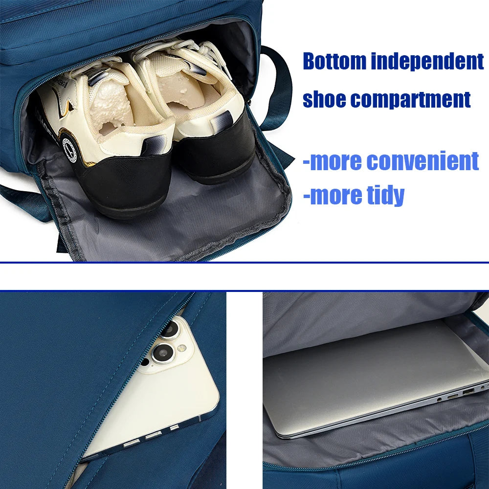 Large Capacity Travel Backpack for Men & Women, Business Trip Bag