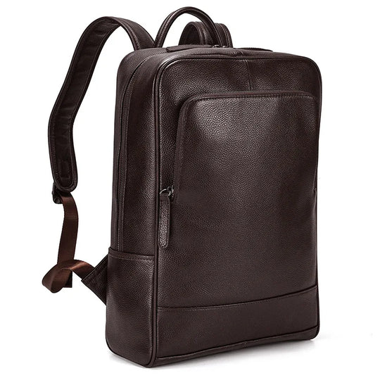 Men’s Leather Backpack, Large Laptop Travel Designer Daypack