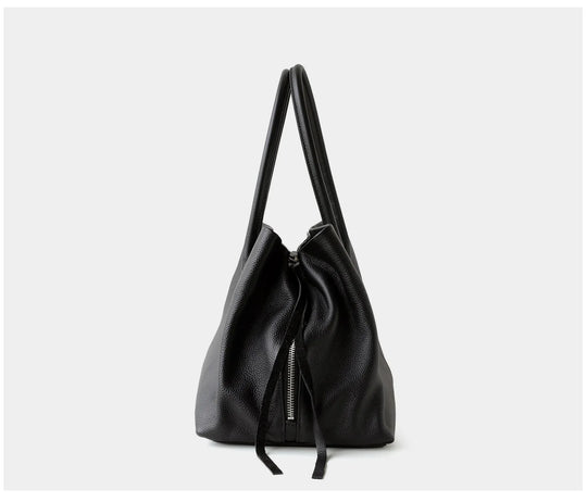 Women’s Genuine Leather Tote Bag, Vintage Luxury Designer Handbag