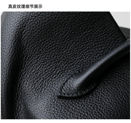 Women’s Genuine Leather Tote Bag, Vintage Luxury Designer Handbag