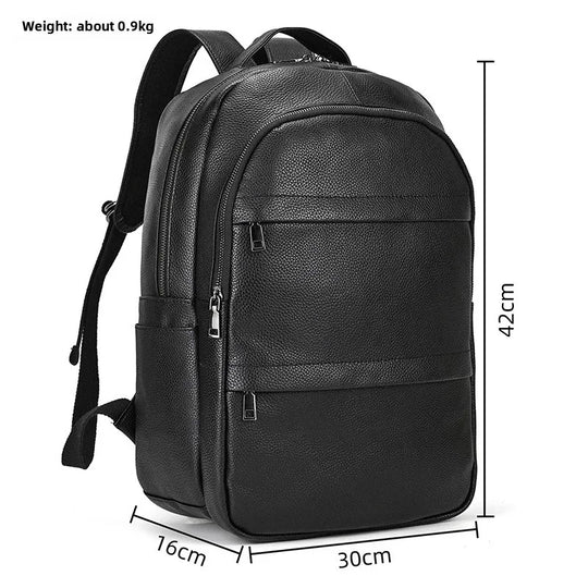 Men’s Leather Backpack, Large Laptop Travel Designer Daypack