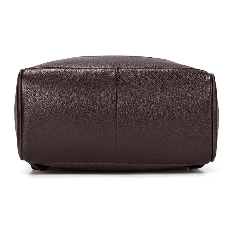Men’s Leather Backpack, Large Laptop Travel Designer Daypack