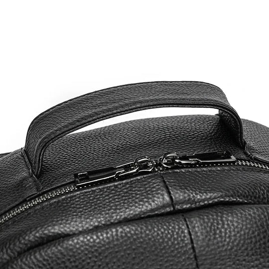 Men’s Leather Backpack, Large Laptop Travel Designer Daypack
