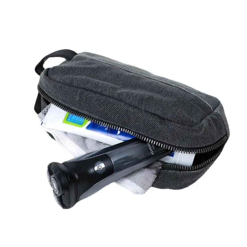 Waterproof canvas travel grooming kit
