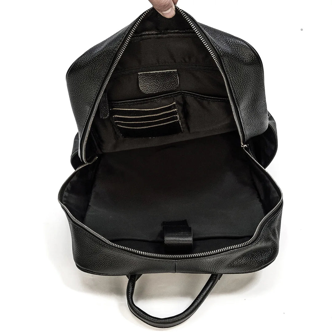 Men’s Leather Backpack, Large Laptop Travel Designer Daypack