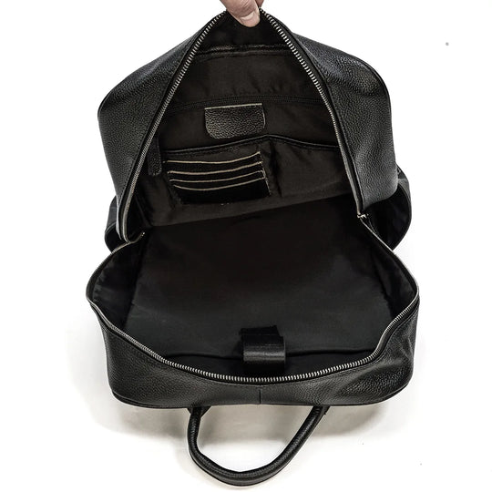 Men’s Leather Backpack, Large Laptop Travel Designer Daypack