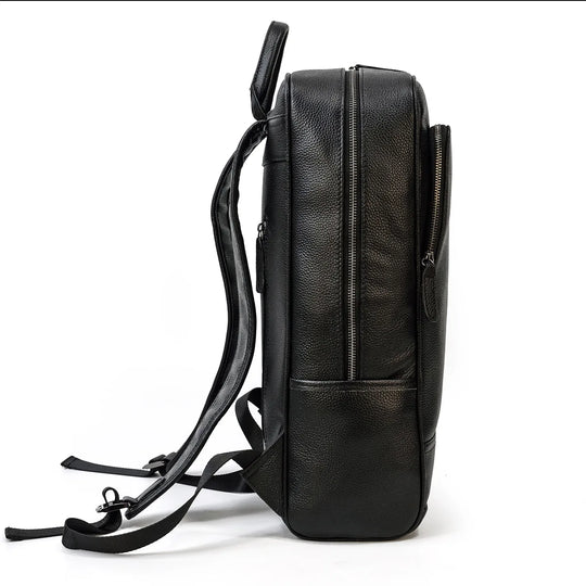 Men’s Leather Backpack, Large Laptop Travel Designer Daypack