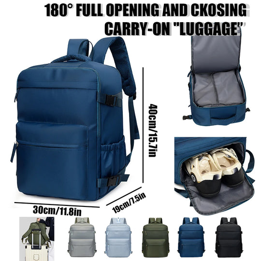 Large Capacity Travel Backpack for Men & Women, Business Trip Bag