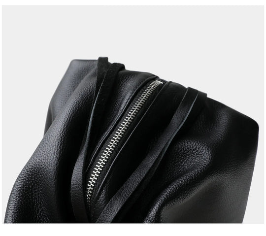Women’s Genuine Leather Tote Bag, Vintage Luxury Designer Handbag