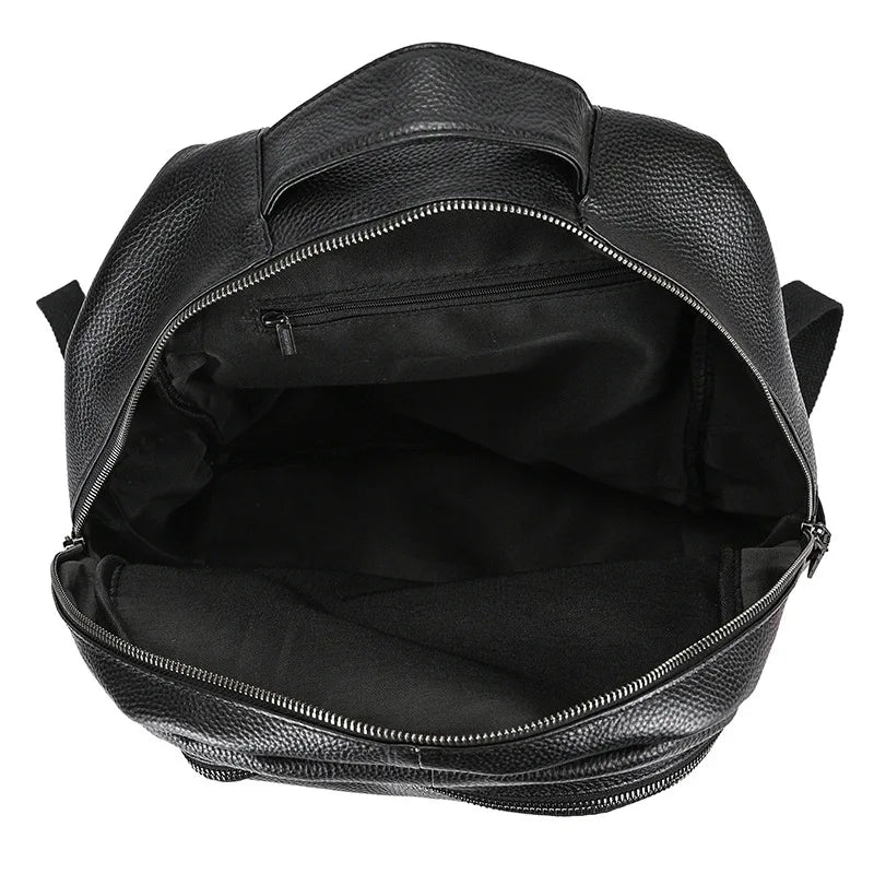 Men’s Leather Backpack, Large Laptop Travel Designer Daypack