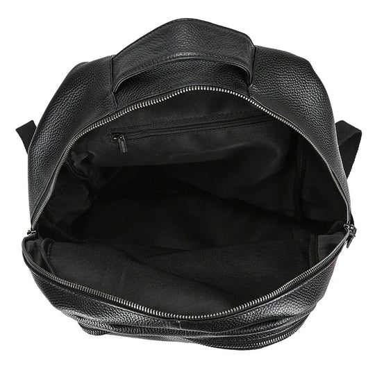 Men’s Leather Backpack, Large Laptop Travel Designer Daypack