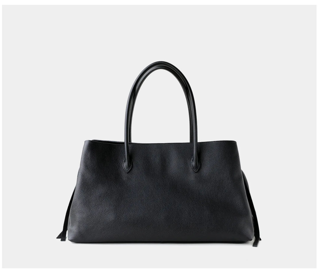 Women’s Genuine Leather Tote Bag, Vintage Luxury Designer Handbag