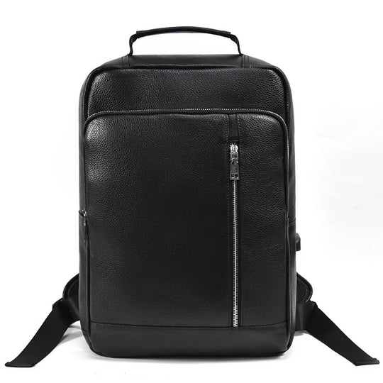 Men’s Leather Backpack, Large Laptop Travel Designer Daypack