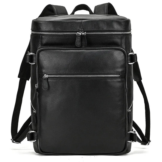 Men’s Leather Backpack, Large Laptop Travel Designer Daypack