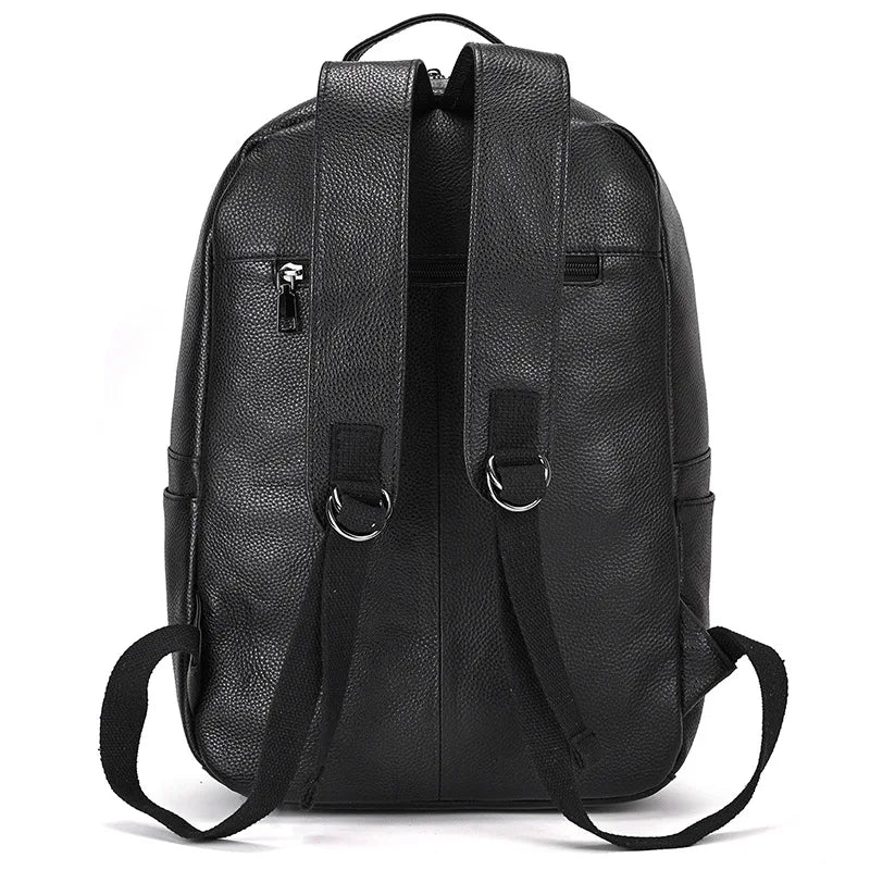 Men’s Leather Backpack, Large Laptop Travel Designer Daypack