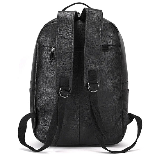 Men’s Leather Backpack, Large Laptop Travel Designer Daypack
