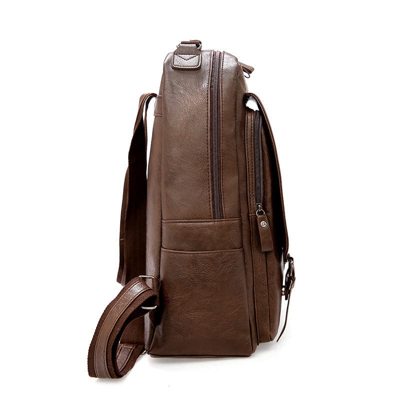 Vintage leather backpack suitable for him and her