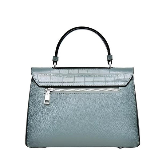 Designer Genuine Leather Multistrip Women's Luxury Tote Handbag - Leather Purse Backpack