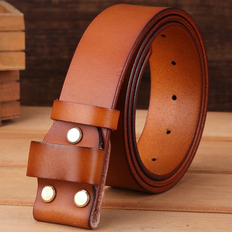 Affordable Cognac Western Leather Belt For Men - Leather Purse Backpack