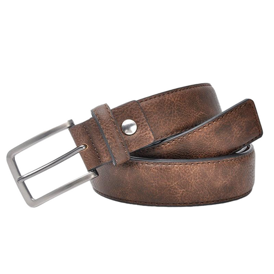 Genuine Casual Leather Belt For Men, Mikheil Model - Leather Purse Backpack