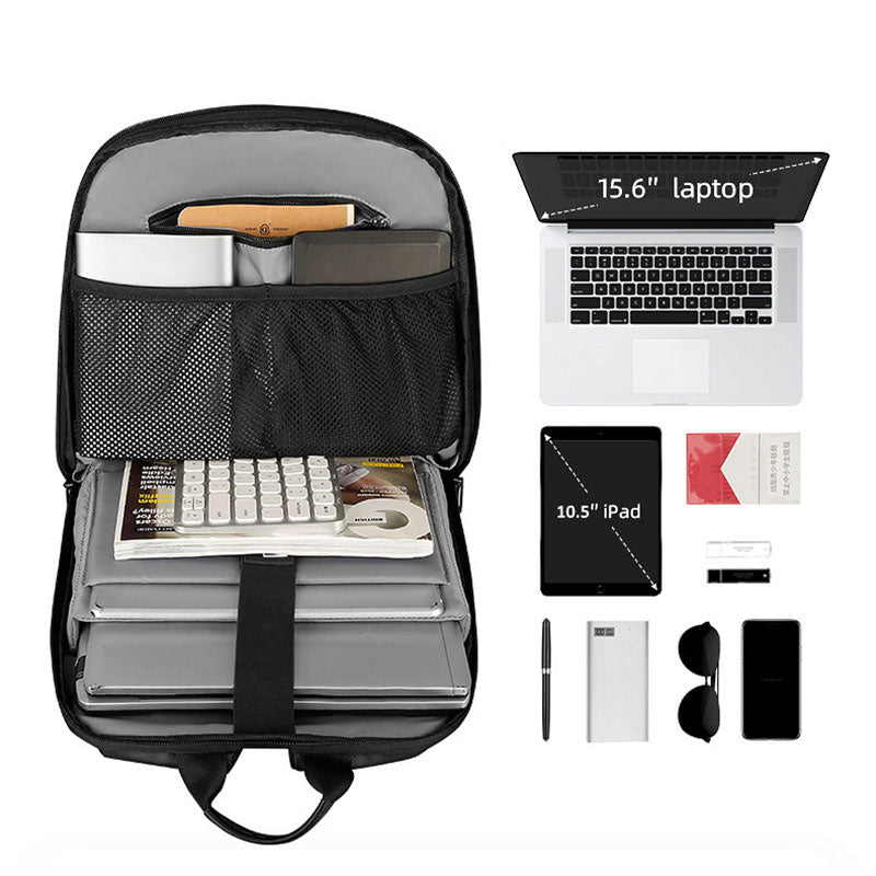 Urban Chic Black Laptop Backpack