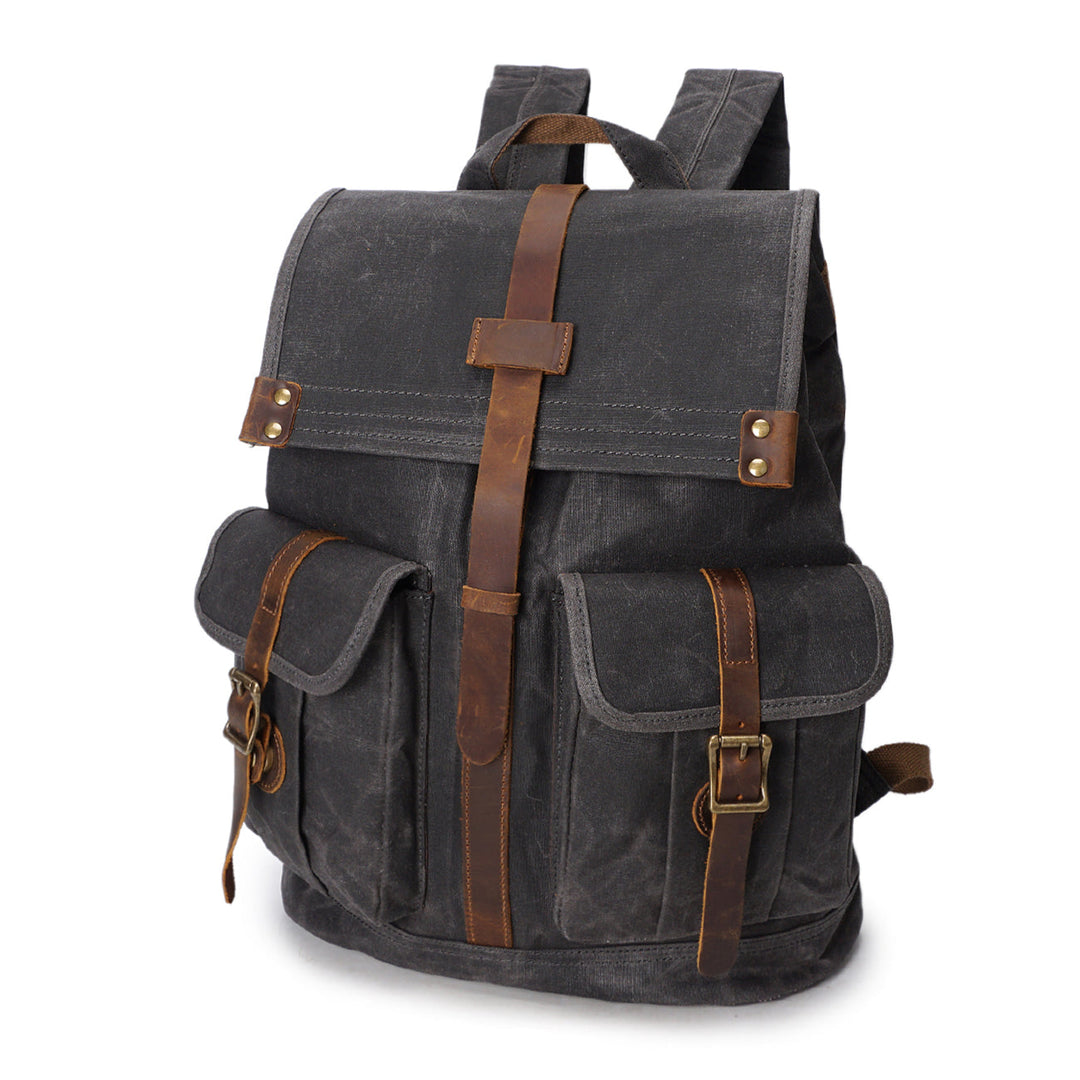 Stylish Vintage Rucksack with Durable Fabric and Timeless Appeal